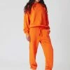 KOMODO Evie Women's Organic Cotton Tracksuit Bottoms | Orange