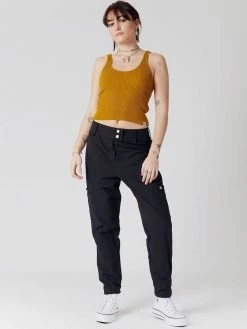 KOMODO Feather Organic Cotton Trousers | Black Clothing