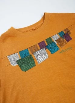 KOMODO Clothing Free Tibet Women's Organic Cotton T-shirt | Mustard