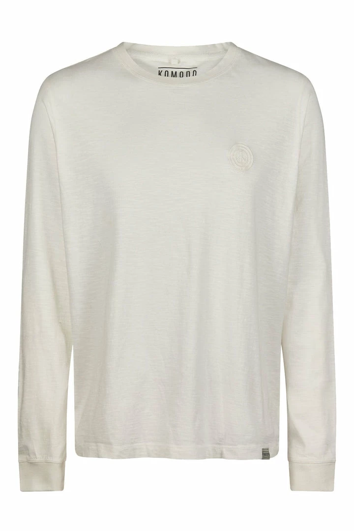 KOMODO Hakon Organic Cotton Long-Sleeve T-shirt | Off-White 4 KOMODO Hakon Organic Cotton Long-Sleeve T-shirt | Off-White
