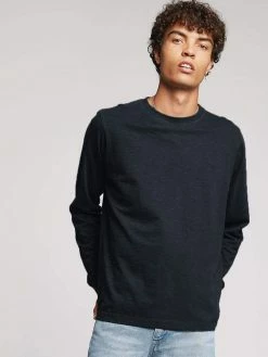 KOMODO Clothing Hakon Organic Cotton Long-Sleeve T-Shirt | Coal