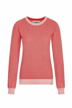 KOMODO Clothing Hana Organic Cotton Jumper | Chilli Red