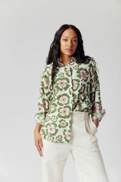 KOMODO Hanako Organic Cotton Shirt | Floral Print 7 KOMODO Hanako Organic Cotton Shirt | Floral Print