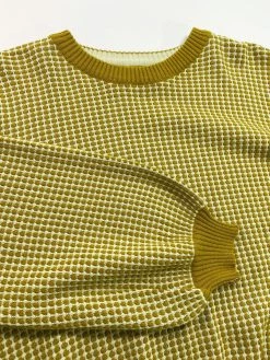 KOMODO Hope Organic Cotton Puff Sleeve Jumper | Tan