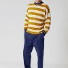 KOMODO Jagger Striped Organic Cotton Jumper | Tan