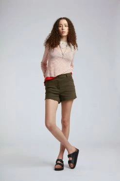 KOMODO Clothing Jenja Organic Cotton Shorts | Khaki