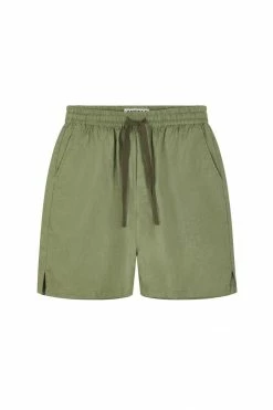 KOMODO Jerry Men's Organic Linen Shorts | Khaki