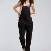 KOMODO Joy Organic Cotton Dungarees | Black Clothing
