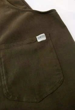 KOMODO Joy Organic Cotton Dungarees | Khaki Clothing