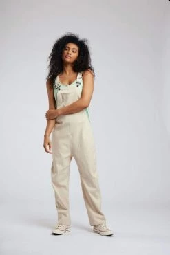 KOMODO Joy Organic Cotton Dungarees | Sand Clothing