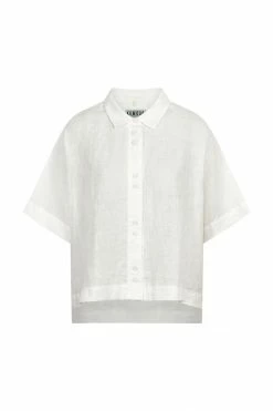 KOMODO Kimono Organic Linen Shirt | Off White