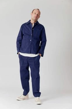 KOMODO Larry Organic Cotton Jacket | Navy Clothing