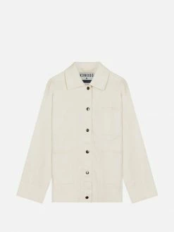 KOMODO Larry Organic Cotton Jacket | Off White