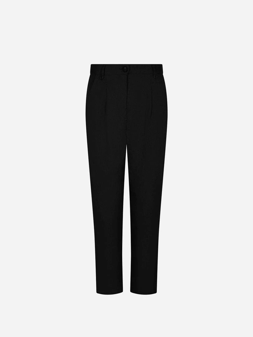 KOMODO Clothing Lila Organic Linen Trousers | Black 3 KOMODO Clothing Lila Organic Linen Trousers | Black