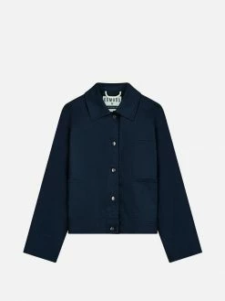 KOMODO Clothing Lotus Patches Organic Cotton Jacket | Navy