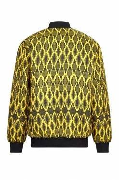 KOMODO Misty Cupro Vegan Silk Bomber Jacket | Tangerine