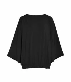 KOMODO Clothing Molki Lenzing™ Modal Batwing Sleeve Top | Black