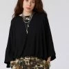 KOMODO Clothing Molki Lenzing™ Modal Batwing Sleeve Top | Black