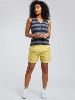 KOMODO Clothing Muni Organic Cotton & Linen Shorts | Straw