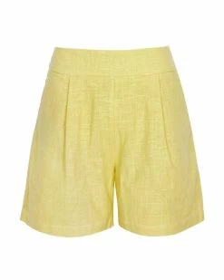 KOMODO Clothing Muni Organic Cotton & Linen Shorts | Straw