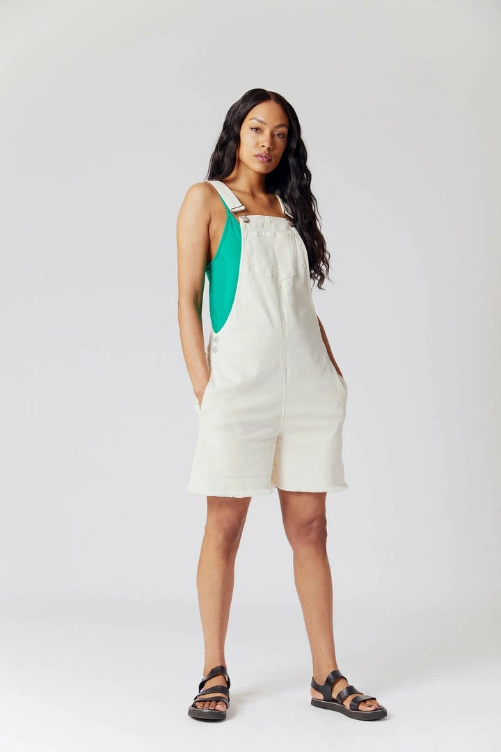 KOMODO Rosa Organic Cotton Dungarees | Off White 4 KOMODO Rosa Organic Cotton Dungarees | Off White