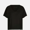 KOMODO Patti Lenzing™ Modal V-Neck T-Shirt | Black