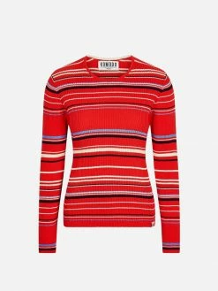 KOMODO Annabelle Organic Cotton Top | Chilli Red Clothing