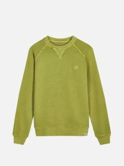 KOMODO Clothing Anton Women's Organic Cotton Melange Crewneck | Sage
