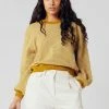 KOMODO Hope Organic Cotton Puff Sleeve Jumper | Tan