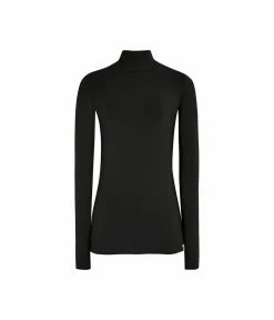 KOMODO Skinilla Modal Turtle Neck Long Sleeve Top | Black Clothing 5 KOMODO Skinilla Modal Turtle Neck Long Sleeve Top | Black Clothing