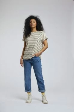 KOMODO Sunrise Hemp & Organic Cotton T-Shirt | Black Stripe