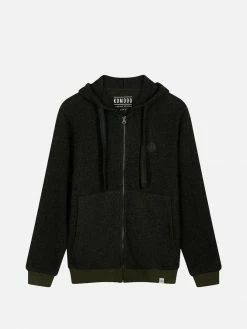 KOMODO Sydney Organic Cotton Zip Hoodie | Army Green