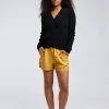 KOMODO Thana Cupro Loose Fitting Shorts | Ochre Clothing