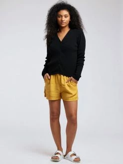 KOMODO Thana Cupro Loose Fitting Shorts | Ochre Clothing