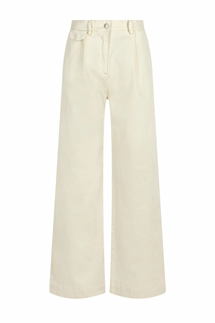 KOMODO Clothing Tiger Organic Cotton Trousers | Off White 4 KOMODO Clothing Tiger Organic Cotton Trousers | Off White