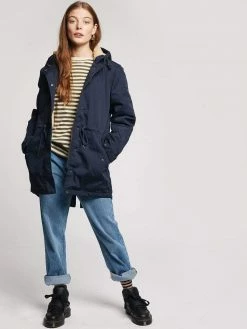 KOMODO Clothing Wilson Women's Women's Organic Cotton Water Resistant Parka | Ink