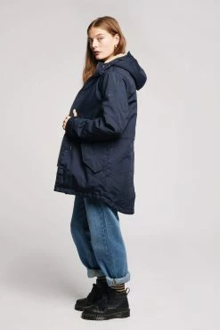 KOMODO Clothing Wilson Women's Women's Organic Cotton Water Resistant Parka | Ink 10 KOMODO Clothing Wilson Women's Women's Organic Cotton Water Resistant Parka | Ink