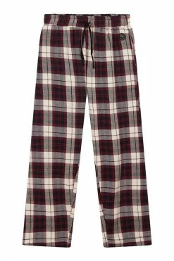 KOMODO Jim Jam Women's Organic Cotton Pyjama Bottoms | Maroon Clothing