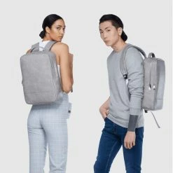 LaBante London Acacia Vegan Laptop Backpack | Grey
