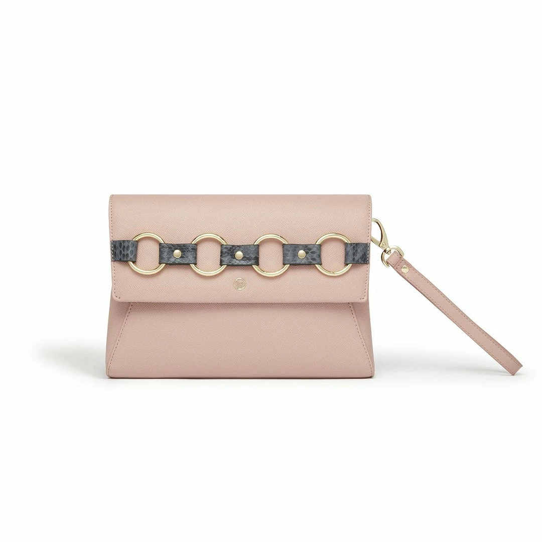 LaBante London Bestsellers Alder Vegan Leather Clutch Crossbody Bag | Pink Nude 5 LaBante London Bestsellers Alder Vegan Leather Clutch Crossbody Bag | Pink Nude