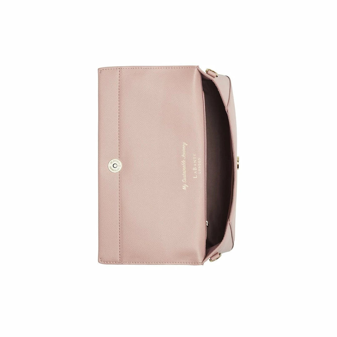 LaBante London Bestsellers Alder Vegan Leather Clutch Crossbody Bag | Pink Nude 7 LaBante London Bestsellers Alder Vegan Leather Clutch Crossbody Bag | Pink Nude