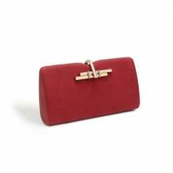 LaBante London Bags Allegro Vegan Leather Clutch | Red