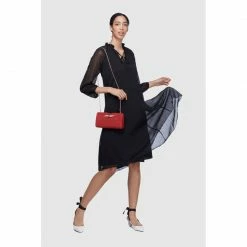 LaBante London Bags Allegro Vegan Leather Clutch | Red