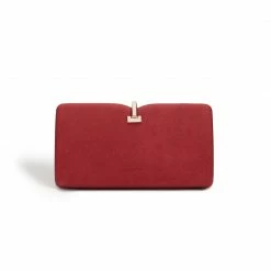 LaBante London Bags Allegro Vegan Leather Clutch | Red