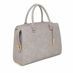 LaBante London Bags Aricia Vegan Leather Laptop Bag | Grey