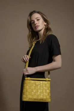 LaBante London Bella Vegan Leather Mini Crossbody Bag | Mustard Bags 10 LaBante London Bella Vegan Leather Mini Crossbody Bag | Mustard Bags