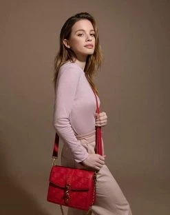 LaBante London Daisy Vegan Leather Shoulder & Crossbody Bag | White Bags