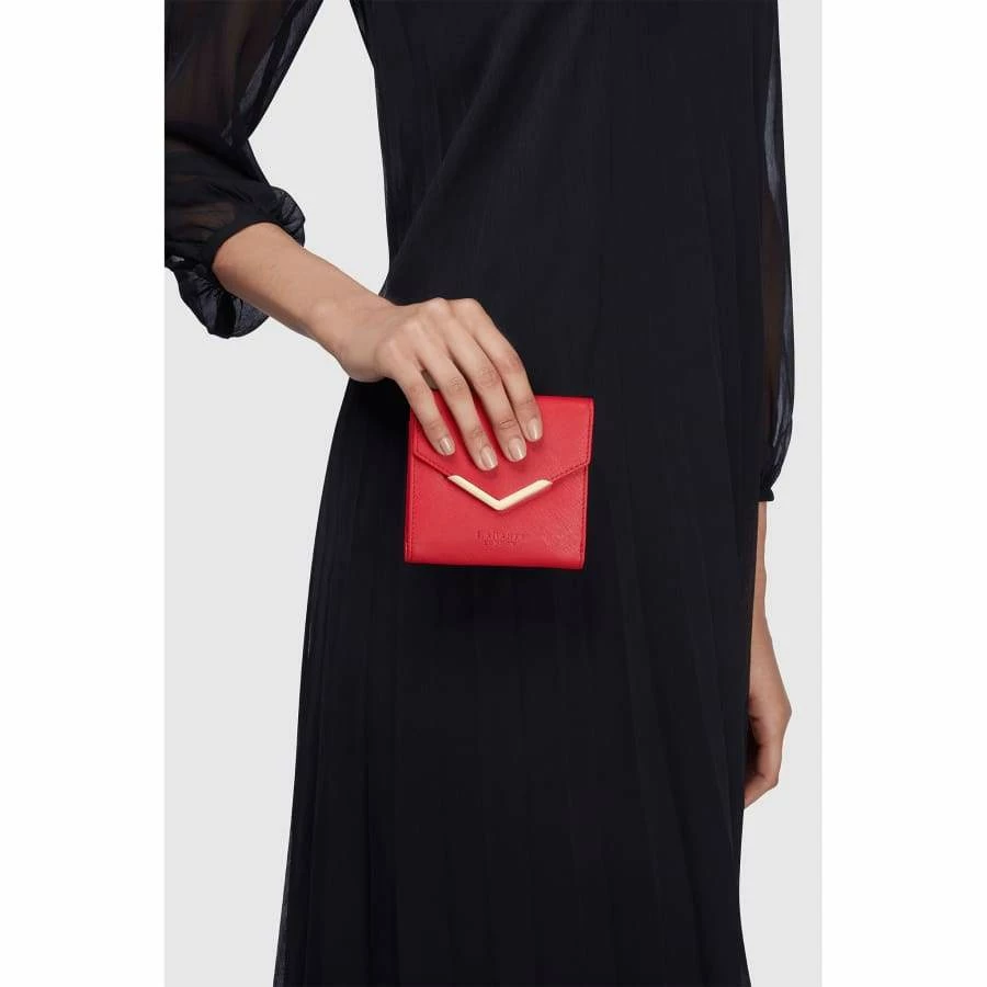 LaBante London Diana Vegan Leather Small Bifold Purse | Silver 6 LaBante London Diana Vegan Leather Small Bifold Purse | Silver