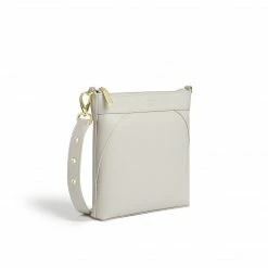 LaBante London Raven Vegan Leather Crossbody Bag | Grey Bags