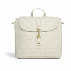 LaBante London Rosie Vegan Leather Mini Backpack | White